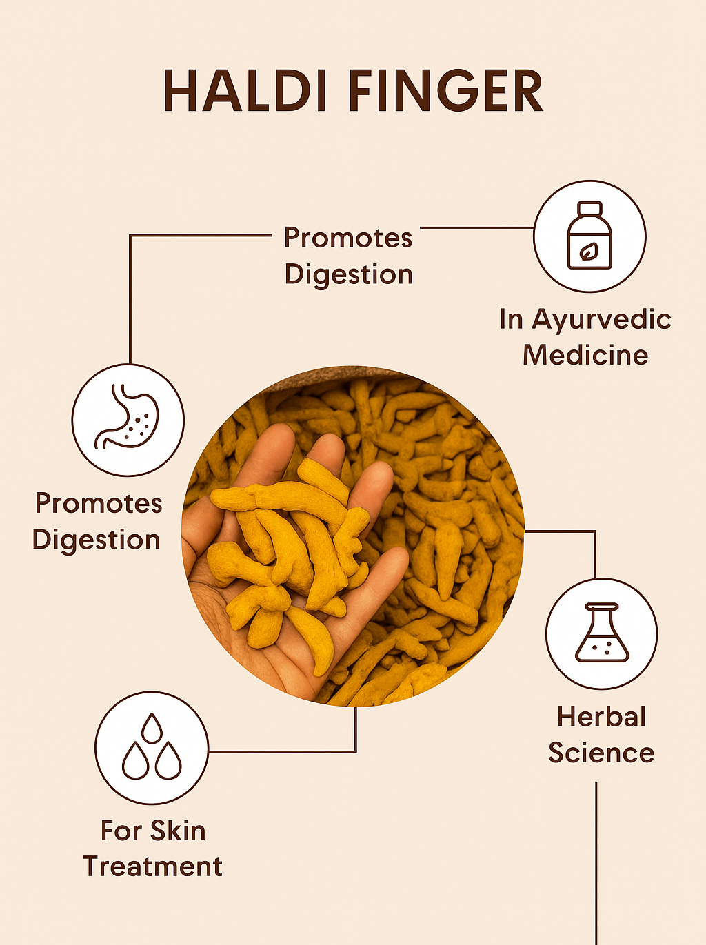 Gotta Haldi (Whole Turmeric Fingers)