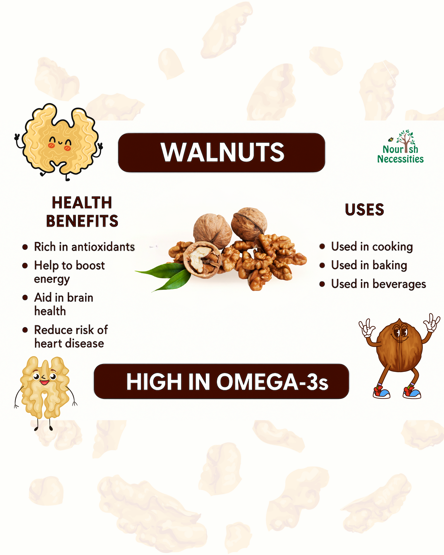 Premium Walnut Kernels – 100% Natural & Handpicked