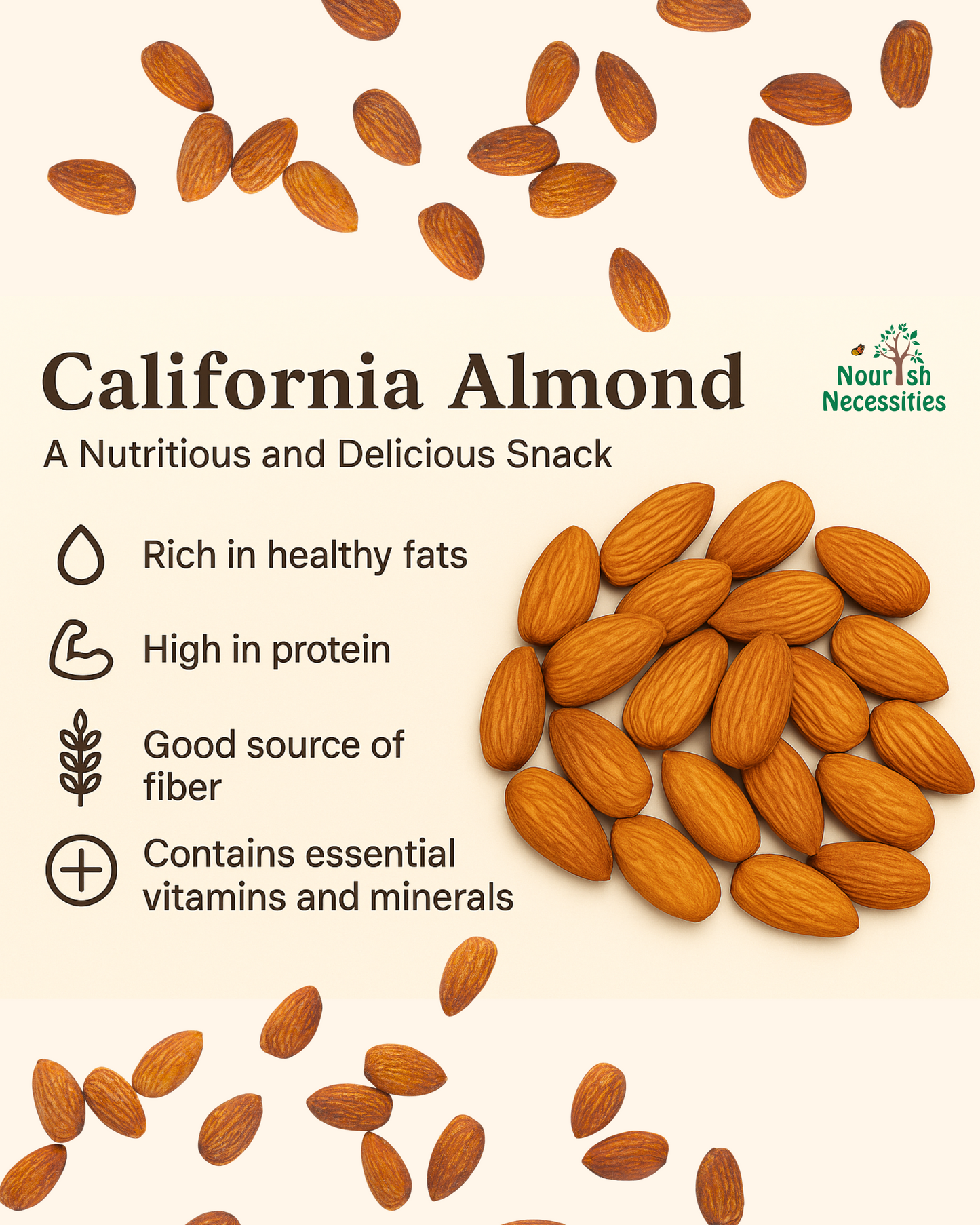Premium California Almonds Online – Natural & Nutritious